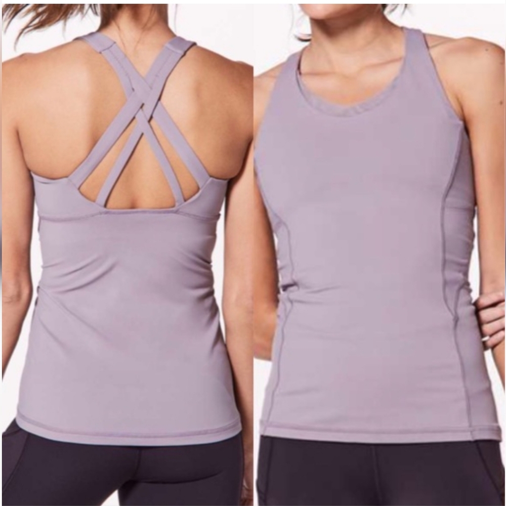 Lululemon Stash N Run Tank Violet Purple Size 6
